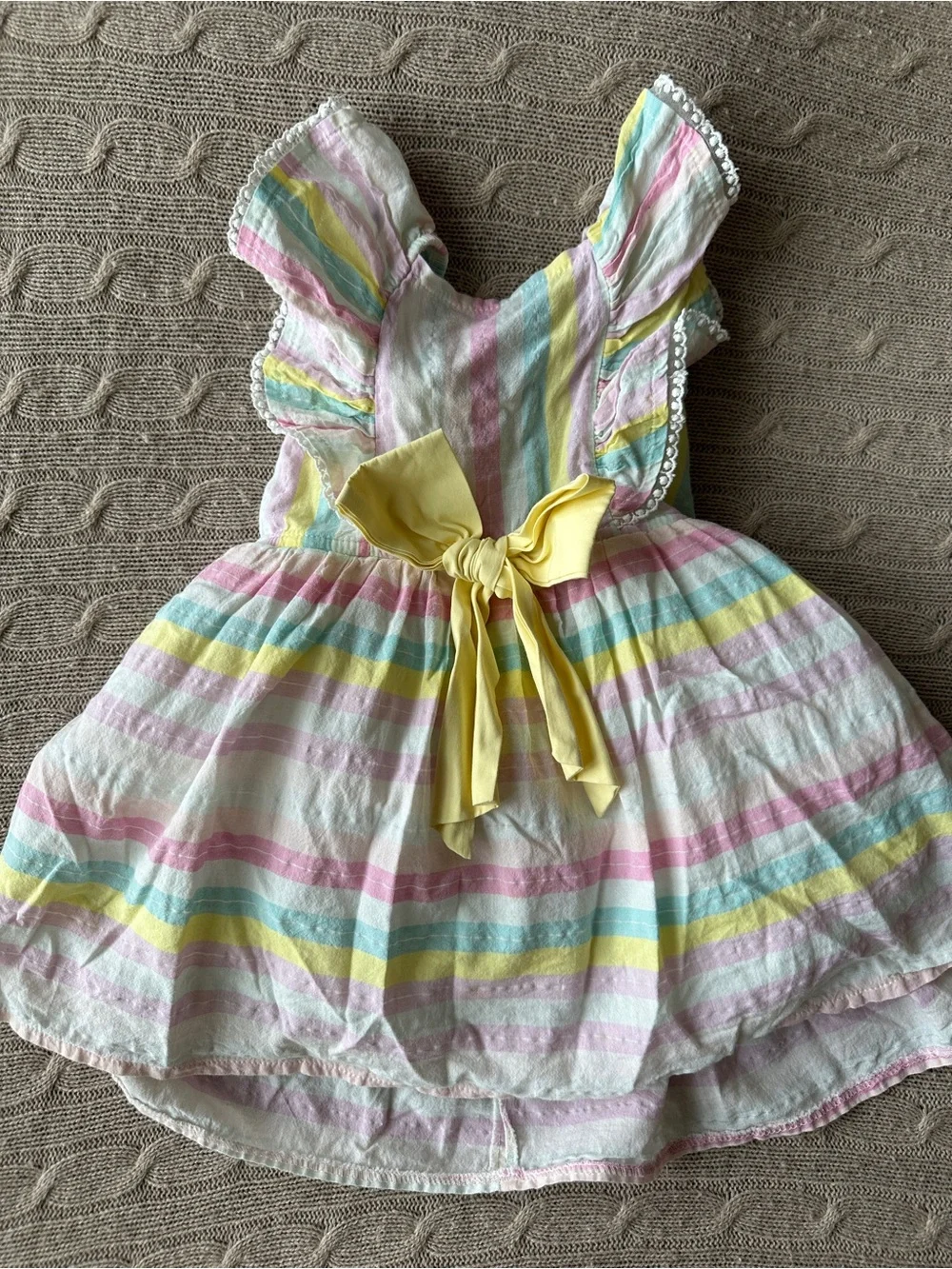 EUC Carter’s Baby Girl 2pc Dress Bundle, Pastel Plaid, 2T